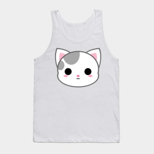 Cute Grey Spot Cat Tank Top